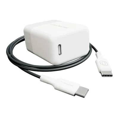 30W PD Wall Plug + 3' Round Type C to C Cable