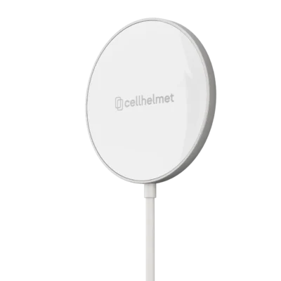 Fast Wireless Charging Pad W/ Magnetic Alignment Technology - Aluminum W/ Glass Surface (15W)